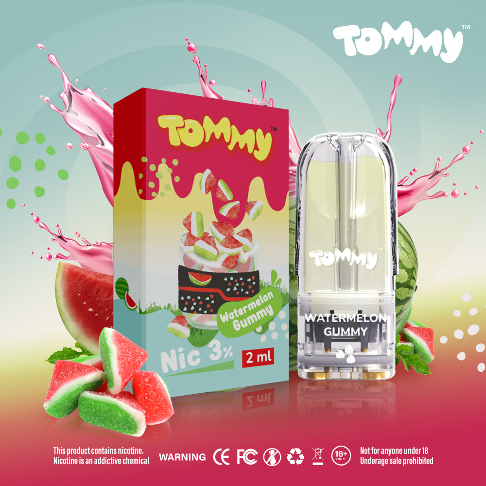 หัวพอต – TOMMY Flavor Pods 2ml Nic30 (Pop Up Killer) [แท้]