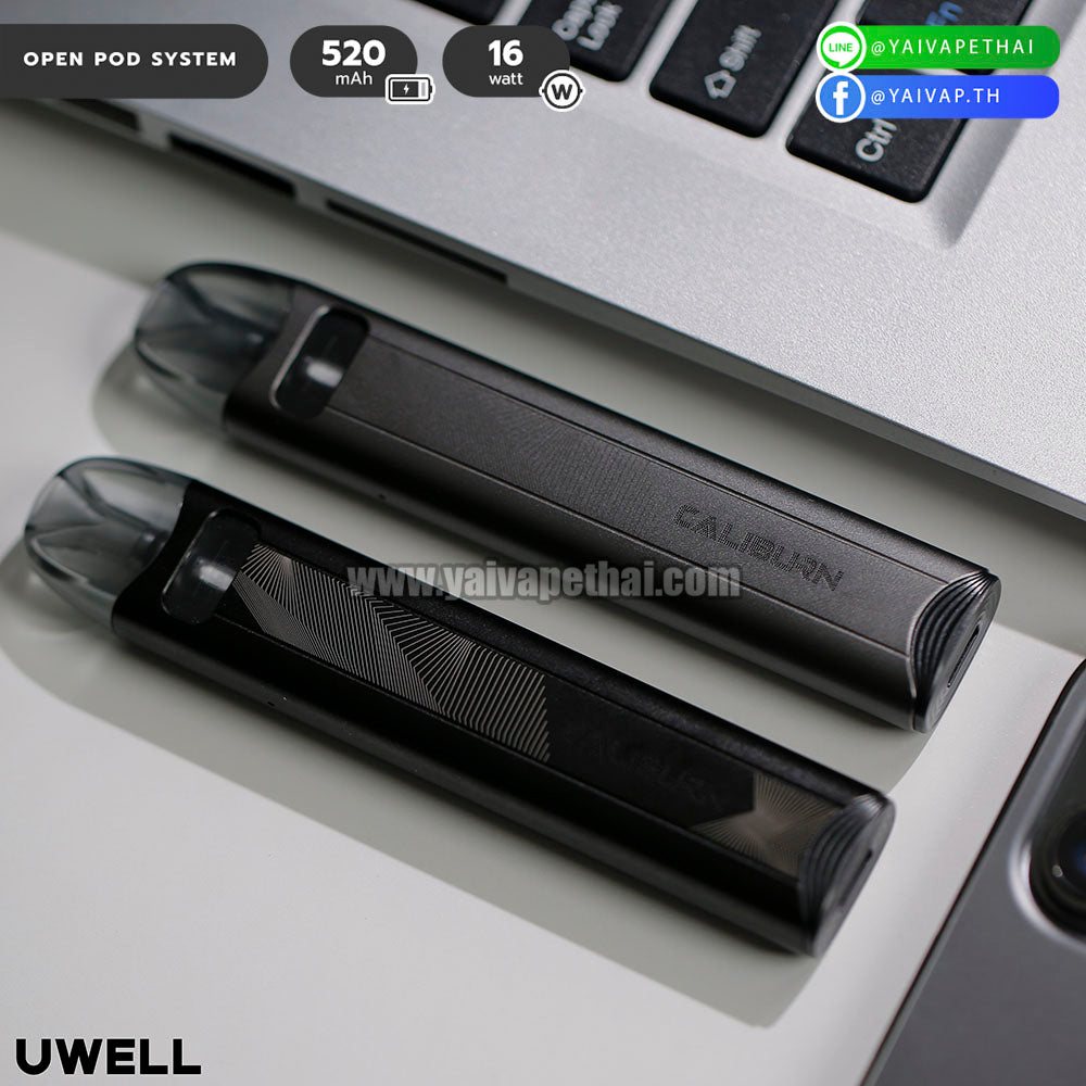 พอต บุหรี่ไฟฟ้า – Uwell Caliburn A3S Pod Kit 520mAh 16W [ แท้ ], พอต (Pod), Uwell - Yaivape บุหรี่ไฟฟ้า