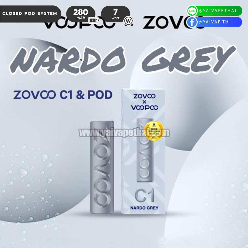พอต บุหรี่ไฟฟ้า – Voopoo x Zovoo C1 Close Pod System 280mAh [ แท้ ], Relx and alternatives Devices (เครื่องประเภทเปลี่ยนหัวน้ำยาได้), Zovoo - Yaivape บุหรี่ไฟฟ้า
