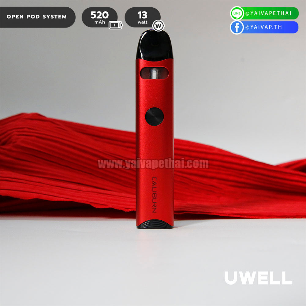พอต บุหรี่ไฟฟ้า – Uwell Caliburn A3 Pod Kit 520mAh 13W [ แท้ ], พอต (Pod), Uwell - Yaivape บุหรี่ไฟฟ้า