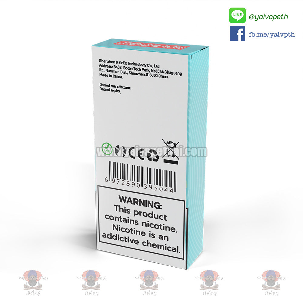 หัวพอตเปล่า - Infinity Refill Pod 2 ml Ceramic Coil RELEX x SOUL Edition แบบเติมน้ำยา สำหรับ Relx INFY/BOLD/JUES, Relx and alternatives Pod (น้ำยาประเภทเปลี่ยนหัวน้ำยาได้), RELEX - Yaivape บุหรี่ไฟฟ้า