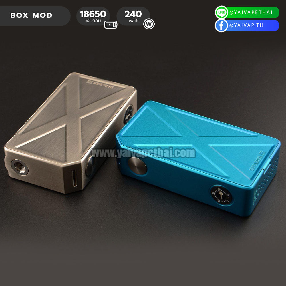 บุหรี่ไฟฟ้า Tesla Invader III 240w Box mod กล่องยิงสดโคตรแรง ! แท้ 100 % (สินค้าล๊อตใหม่ 2021), กล่องบุหรี่ไฟฟ้า( Box Mods ), teslacigs - Yaivape บุหรี่ไฟฟ้า