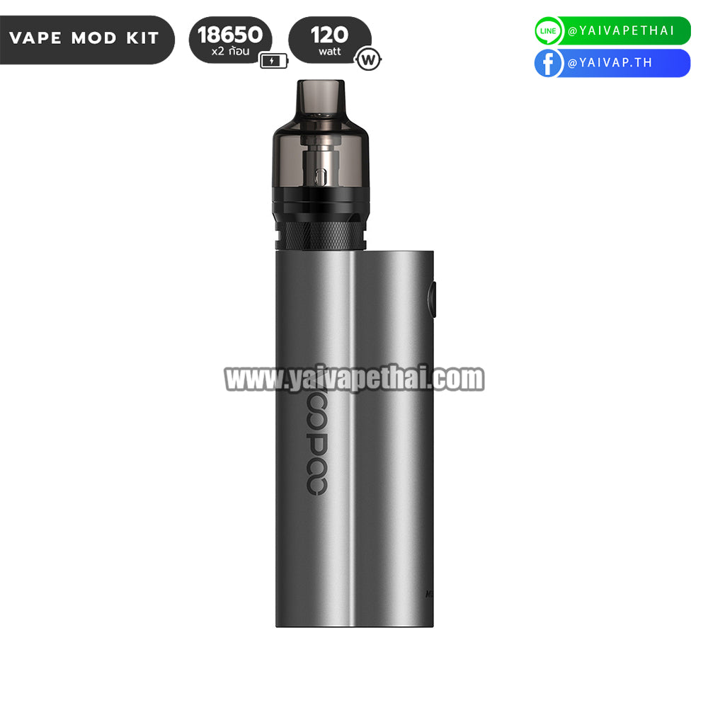 VOOPOO MUSKET Kit 120W with PnP Pod Tank 4.5ml [ แท้ ], พอต (Pod), VOOPOO - Yaivape บุหรี่ไฟฟ้า