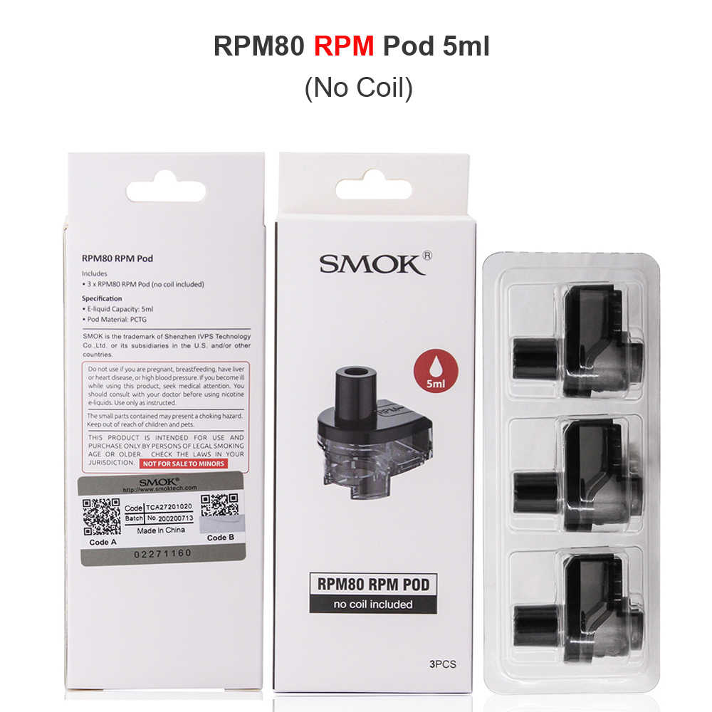 แทงค์เปล่า - SMOK RPM 80 Empty RGC&RPM Pod - YAIVAPETHAI  No.1